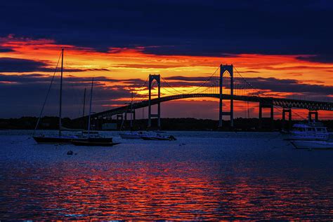 Sunset In Newport Ri Photograph By Positive Images Fine Art America
