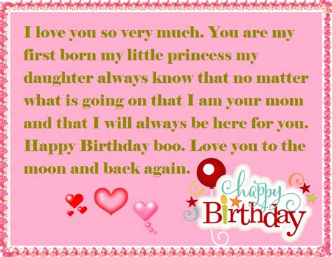 Mother To Daughter Birthday Wishes Happy Birthday Wishes