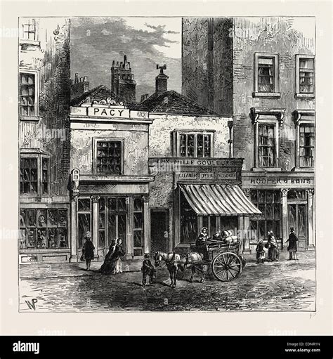 Old Houses Holborn London Uk 19th Century Stock Photo Alamy