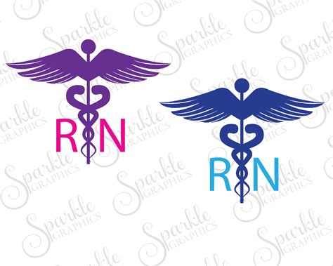 Nurse Emblem Nurse Svg Registered Nurse Rn Nurse Logo Nursing Etsy