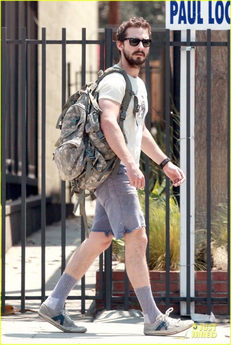 Shia LaBeouf Wears the Same Outfit to the Gym & Meeting!: Photo 3115476