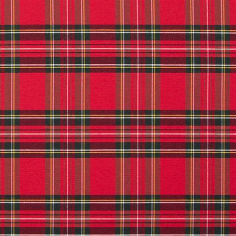 Red Original Scottish Tartan Fabric Tartan Fabric By The Etsy
