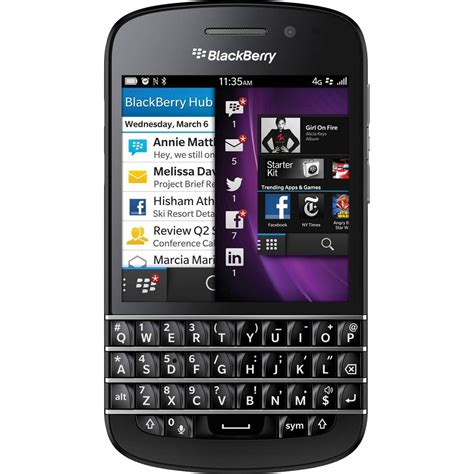 Blackberry Q10 Sqn100 1 16gb Atandt Branded Smartphone Q10 Blk Bandh