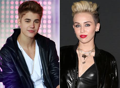Curious Are Justin Bieber And Miley Cyrus The Same Person Look The Trent