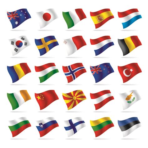 Countries And Regions Flag Flag Vector Free Vector 4vector