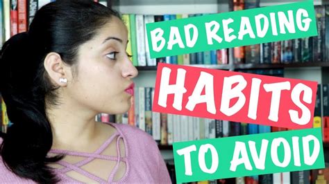 5 Bad Reading Habits To Avoid Reading Tips Youtube