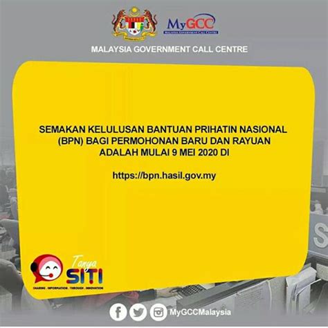 Perdana menteri telah mengumumkan bpn 2.0 melalui kerangka inisiatif tambahan (kita) prihatin dengan peruntukan hampir rm 7 billion untuk mereka yang berkelayakan (bantuan tambahan). Semakan Kelulusan BPN Bagi Permohonan Baru dan Rayuan