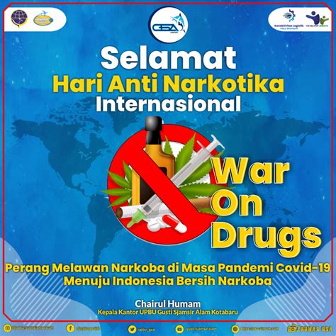 Selamat Hari Anti Narkotika Internasional 26 Juni 2021 Upbu Gusti