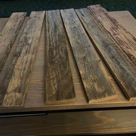 Real Weathered Wood Planks Walls Rustic Reclaimed Barn Wood Paneling