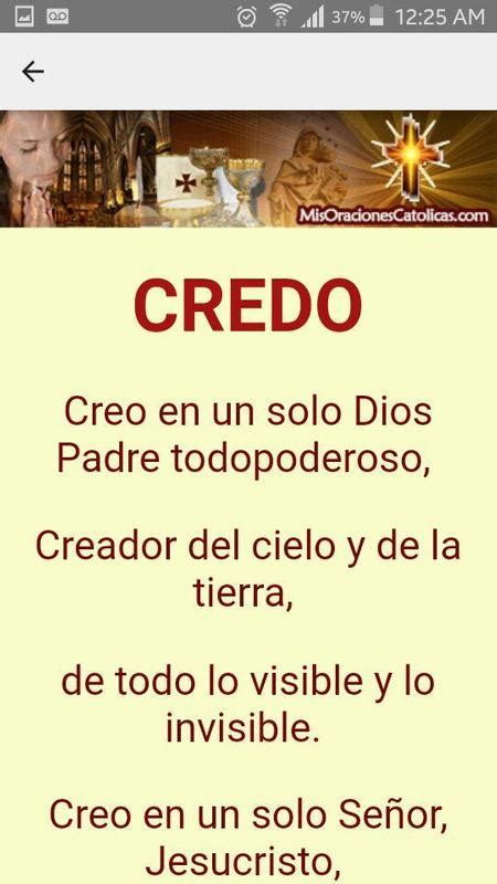 Oracion Del Credo Catolico Y Apostolico For Android Apk Download