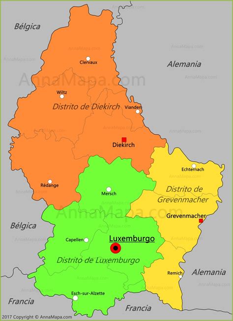 Luxemburgo faz fronteira com frança, bélgica e alemanha. Luxemburgo Mapa | Mapa