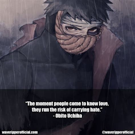Obito Quote Naruto Online Forum You Are The Reincarnation Of The