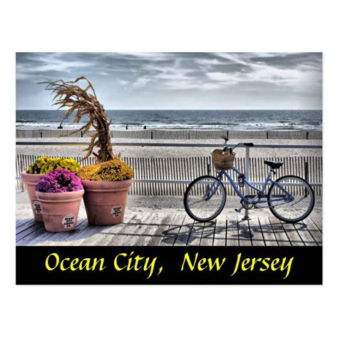 Ocean City New Jersey Postcard In 2021 Ocean City Cool