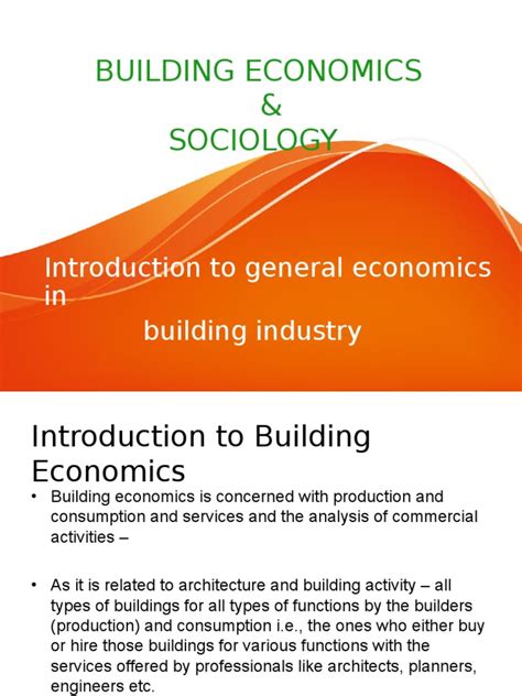 ⭐ What Is Building Economics Pdf Building Economics Complete Notes