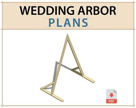 Triangle Wedding Arbor Diy Plans Pdf Backyard Trellis And Arch