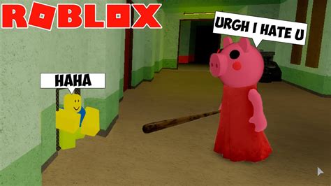 Noob Trolling Piggy In Roblox Piggy Funny Montage Youtube