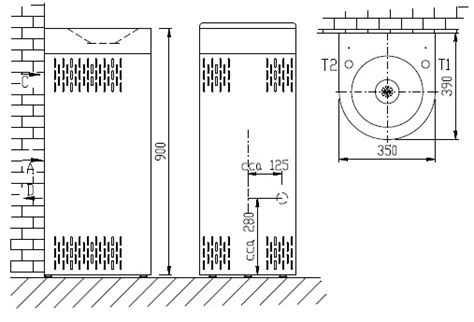 Drinking Fountain With Cooling Designed To Stand And To Be Attached To