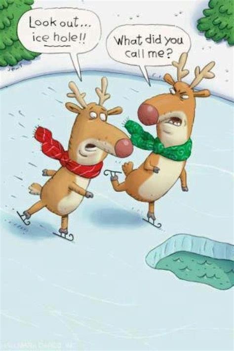 Funny Reindeer Cartoon Christmas Humor Christmas Jokes Holiday Humor