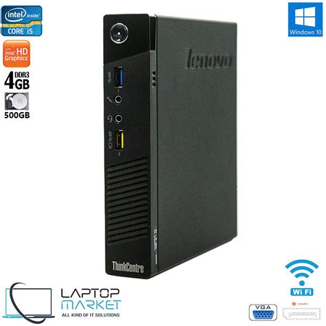 Lenovo Thinkcentre M93p Desktop Intel I5 4gb Ram 500gb Hdd Wi Fi