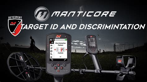 Minelab Manticore Target ID And Discrimination Tutorial YouTube