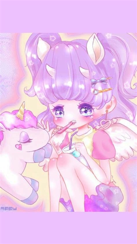 Kawaii Cute Unicorn Anime Girl Wallpaper Anime Wallpaper Hd Images