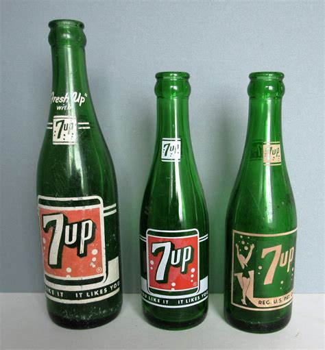 Vintage 7 Up Fresh Up Soda Bottle Collectors Weekly