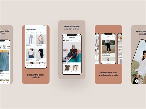Fashion Shopping Mobile App Store Screenshot By Interface Market On