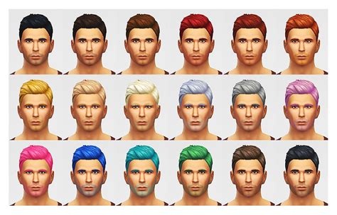 My Sims 4 Blog Lumialover Sims Combed Parted Hair Edit And Slicked