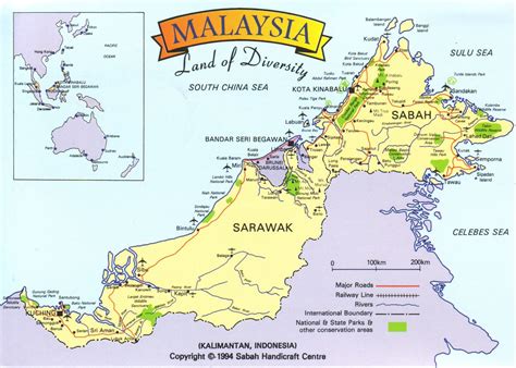 The World In Postcards Sabines Blog Malaysia Map