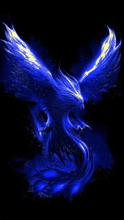 Blue Phoenix Cool Hd Phone Wallpaper Peakpx