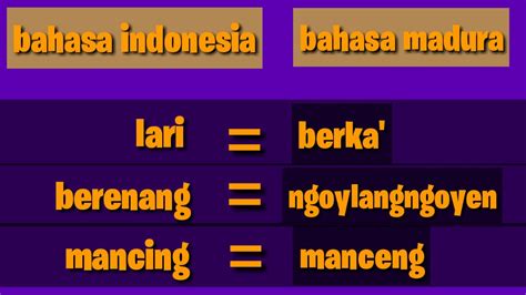 Belajar bahasa madura # - YouTube