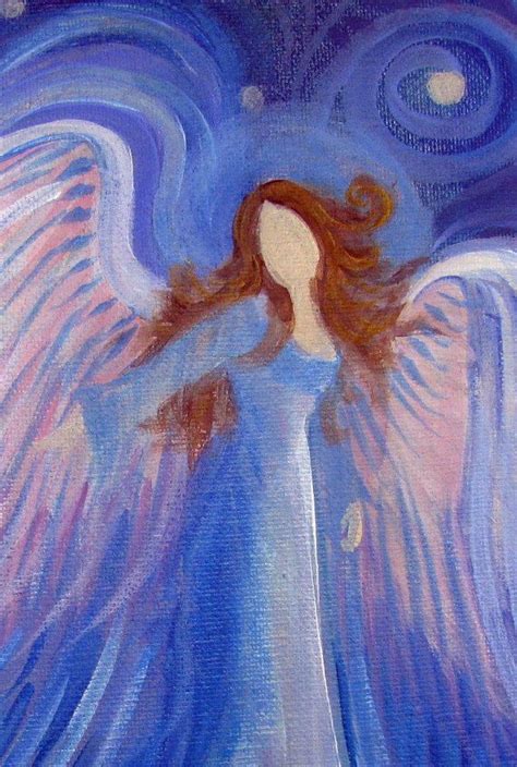 Healing Angel Art Original Acrylic Painting 9 X12 By Brydenart Things