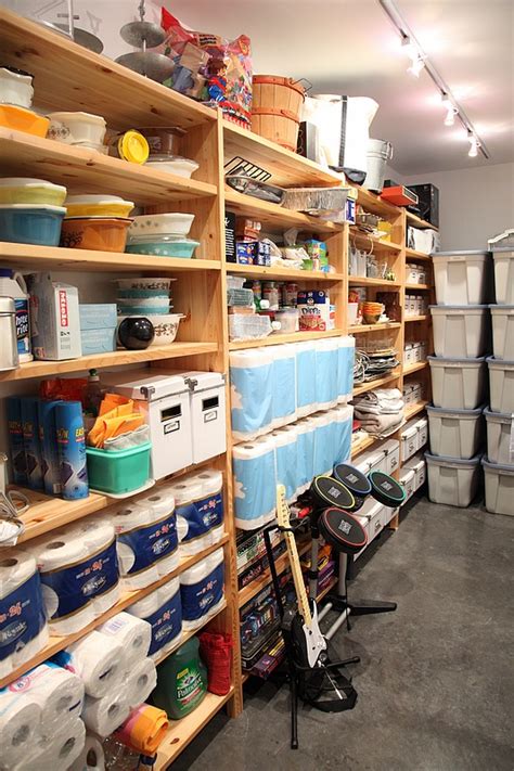 Overall, this shelving unit can hold up to 1,000 pounds. 8FOOTSIX: Basement Storage Room