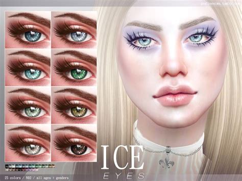 Pralinesims Ice Eyes N92 Sims 4 Cc Eyes The Sims 4 Skin Eye Color