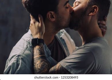 Gay Male Kissing Images Stock Photos Vectors Shutterstock