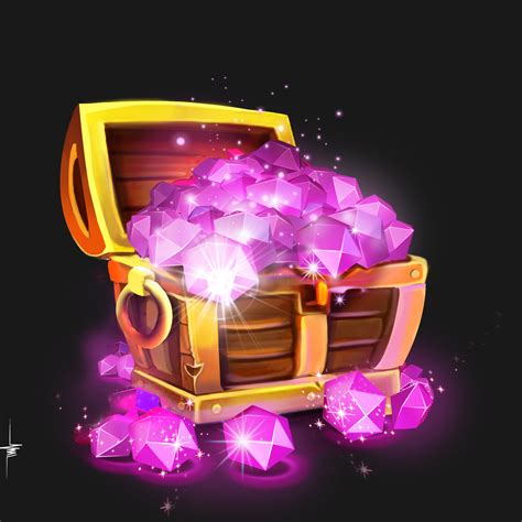 ArtStation - Treasure Chest game icon art