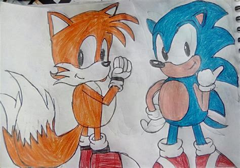 Classic Tails And Sonic By Theoneandonlycactus On Deviantart