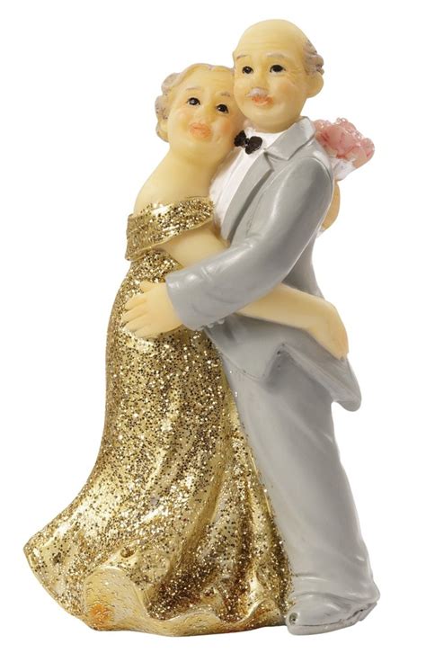 Wie alle hochzeitsjubiläen hat auch der 60. Brautpaar Goldene Diamantene Eiserne Hochzeit Tortenfigur