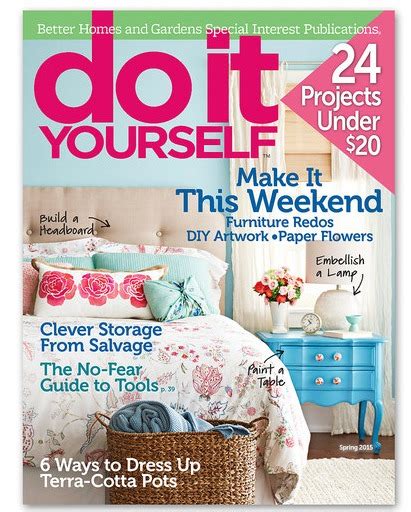 Affordable diy projects, sneak peeks, inspiration. Do It Yourself Magazine 2 Years for $9.99 - My Frugal Adventures