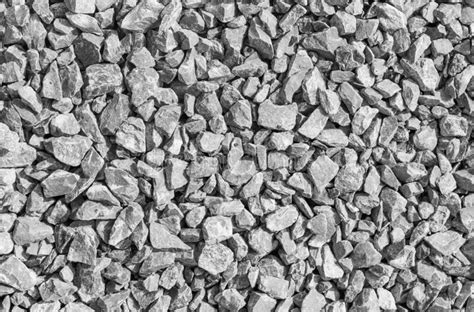 Road Stones Gravel Texture Rocks For Construction Background Of