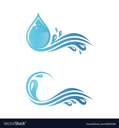 Water Splash Vector Illustration