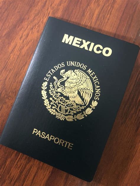 Hoja De Pasaporte De Mexico