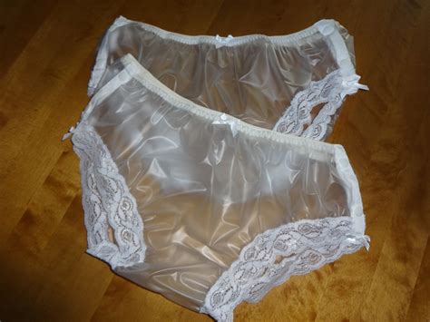 Sissy Clear Pvc Panties Knickers Waterproof Plastic Snaps Side Etsy Uk