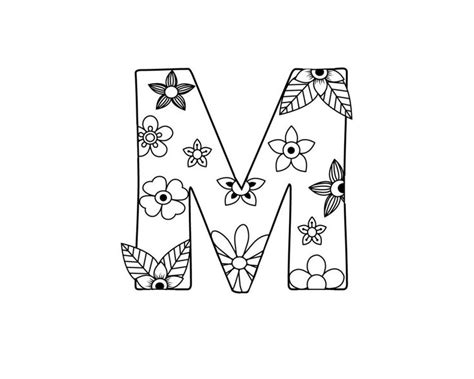 Free Printable Letter M Coloring Page Letter M Coloring Pages, Printables, for Preschoolers