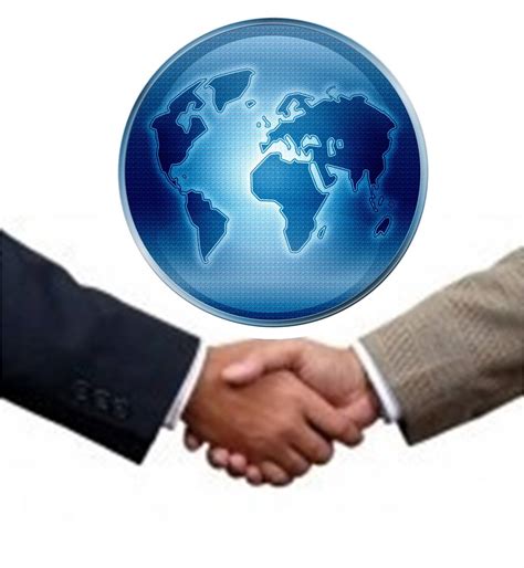 Agreement Handshake World Globe Hand Background For Powerpoint