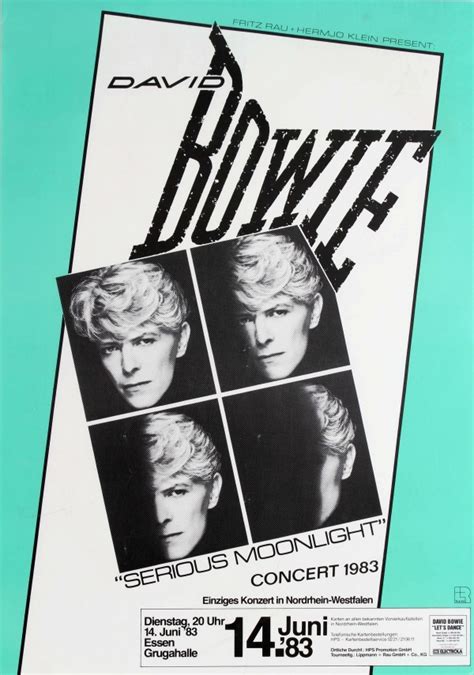 Original Vintage Posters Advertising Posters David Bowie Serious