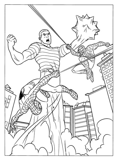 Free Printable Spiderman Coloring Pages For Kids