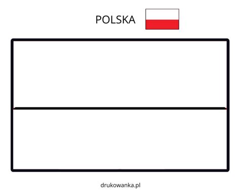 Flag Of Poland Coloring Book To Print And Online