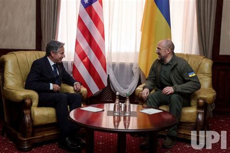 Photo Us Secretary Of State Blinken Visits Kyiv In Unannounced Trip