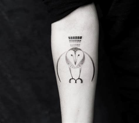Owl Tattoo By Balazs Bercsenyi Photo 20423